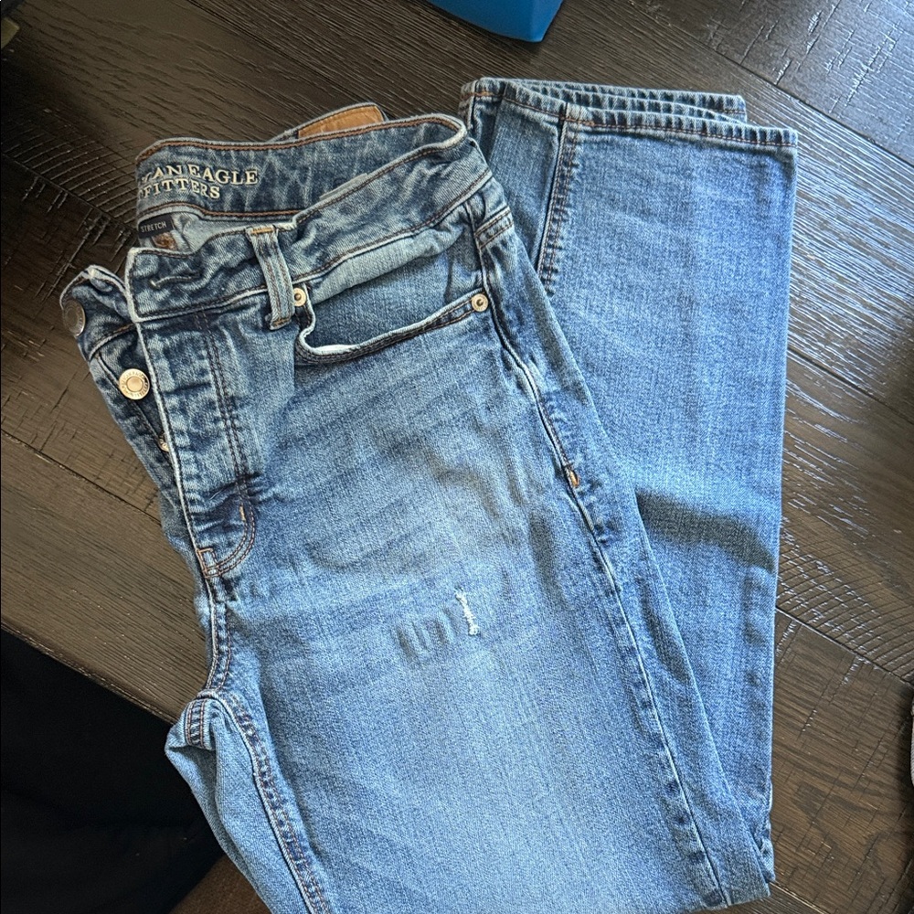 American Eagle Outfitters Blue Boyfriend Jeans